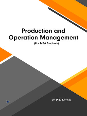 cover image of Production and Operation Management
